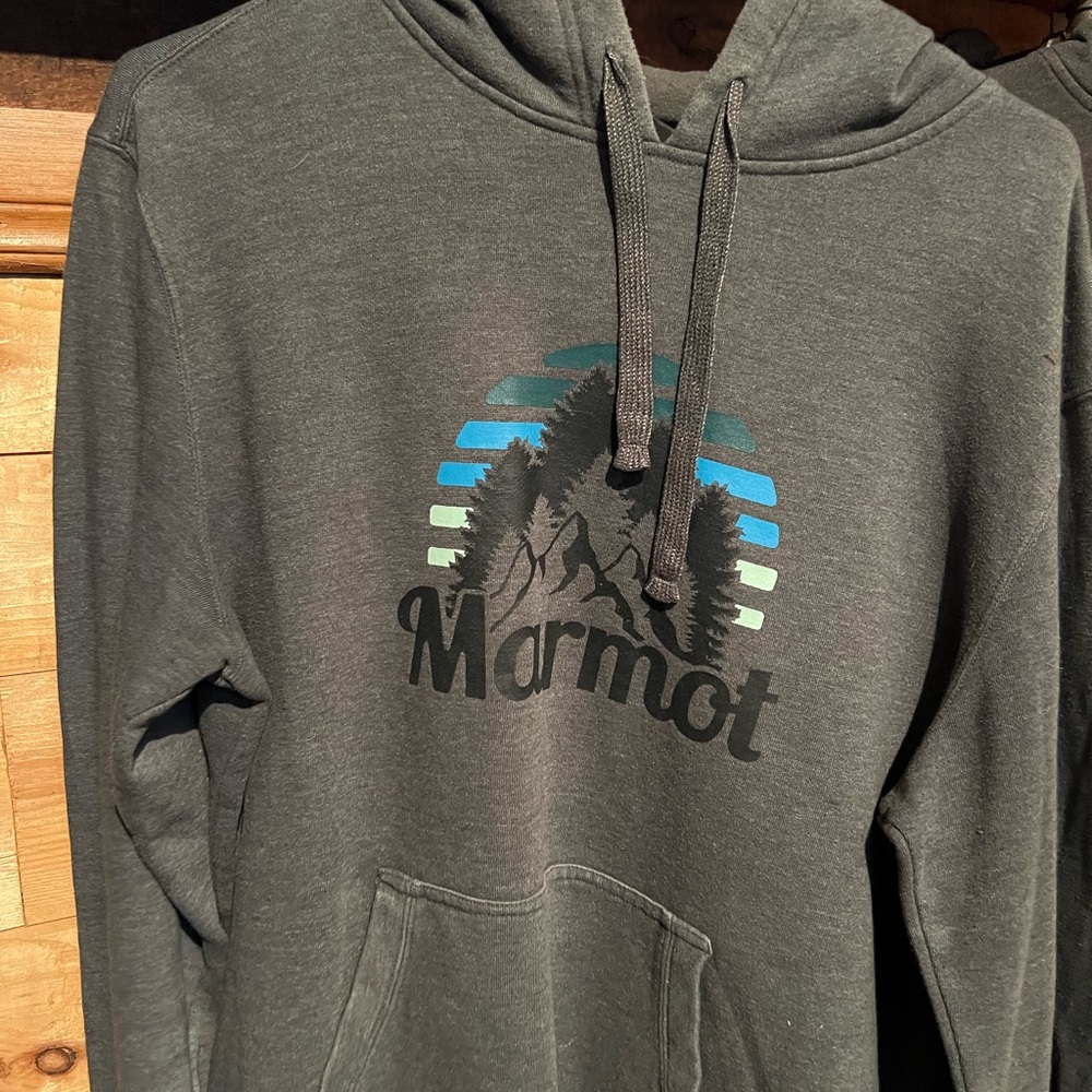 Marmot Men's Dark Gray Hoodie Sweater